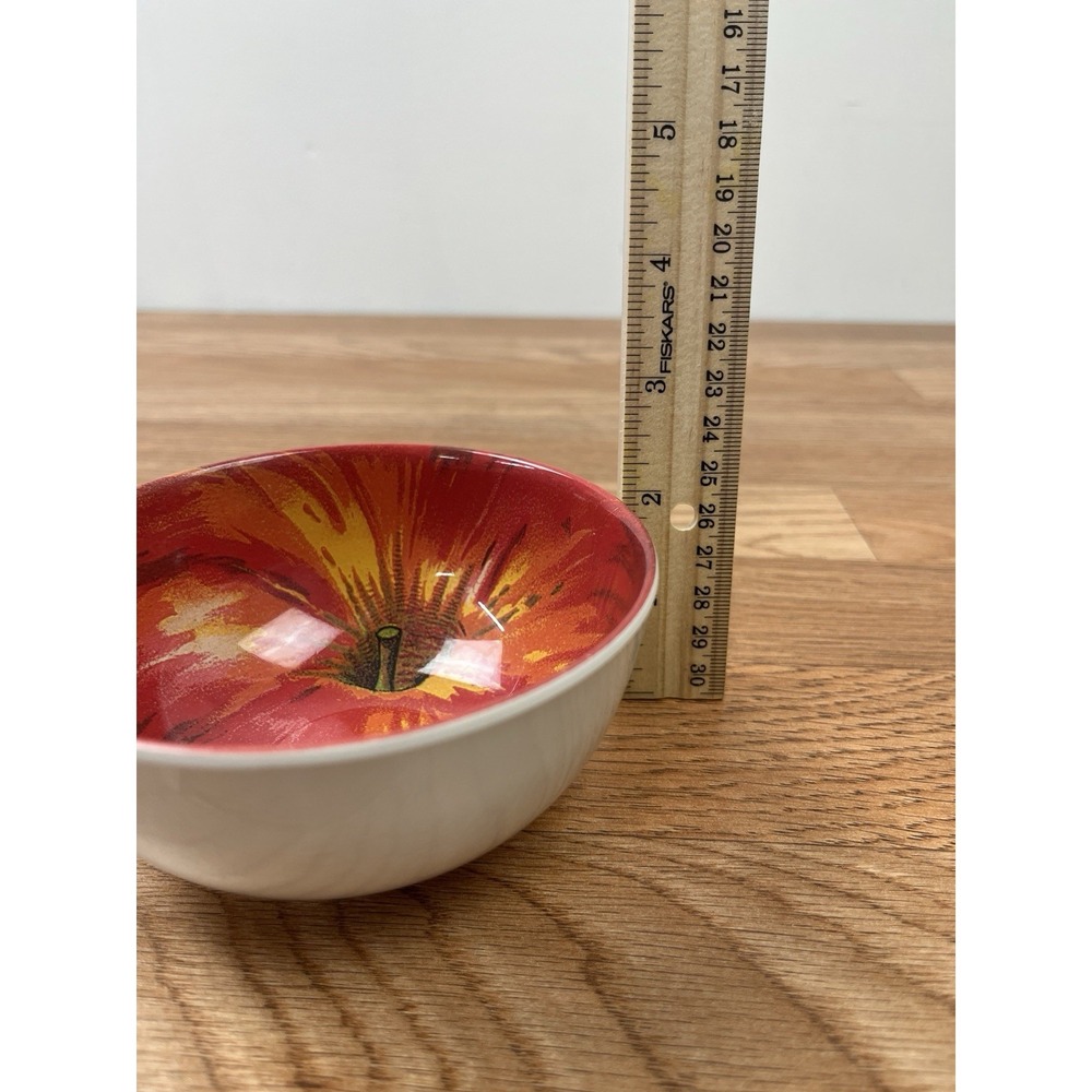 Set of 8 John Derian Melamine Apple Bowls and Plates - Picture 14 of 15